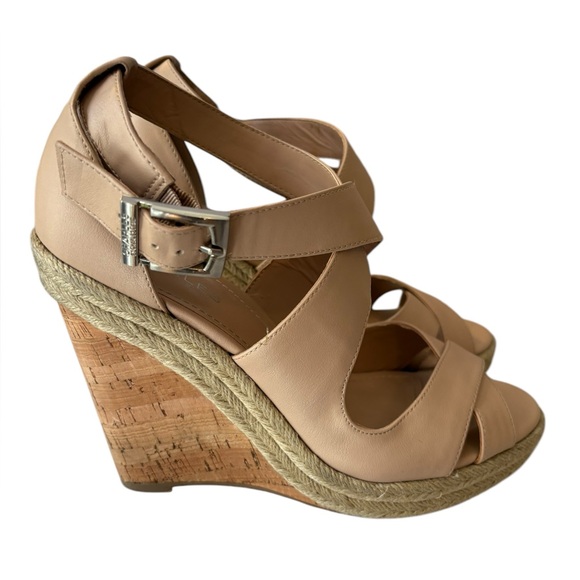 EUC Charles David Cork Wedges Size 9 - Picture 2 of 12